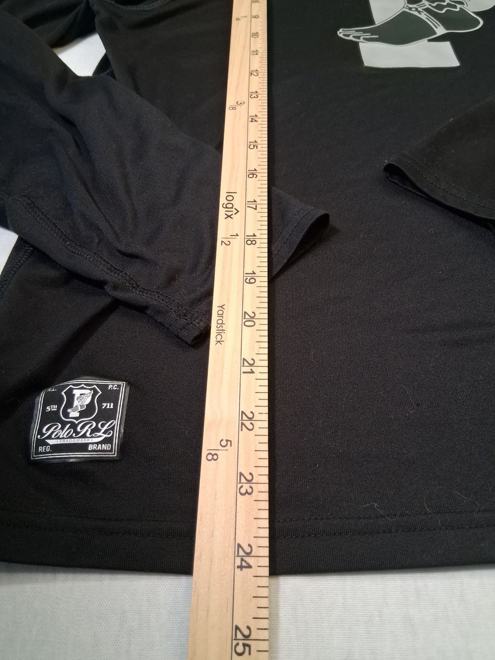 Polo Ralph Lauren Performance Lightweight Hoodie Men’s M Black Winged P Athletic - Picture 9 of 12